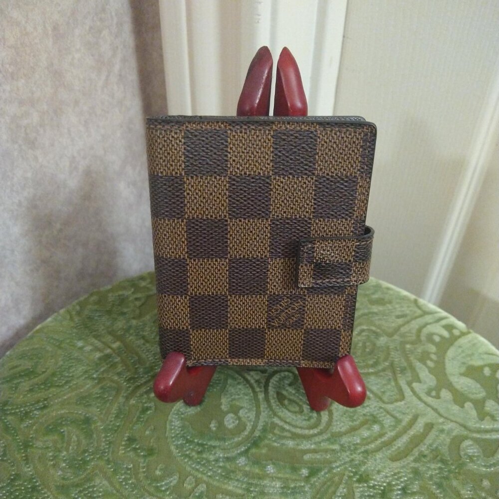 Rare Louis Vuitton Damier Ebene Mini Agenda